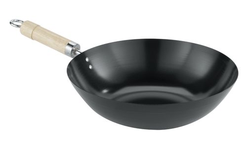 Wok fondo piano antiaderente D. 33