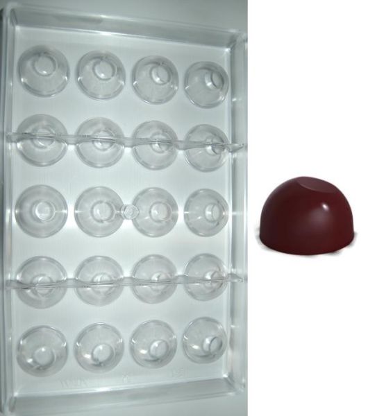 Stampo in policarbonato cioccolatino Tondo Iglu