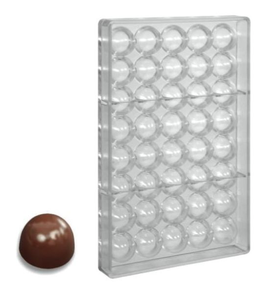 Stampo per cioccolato in policarbonato Semisfera alta