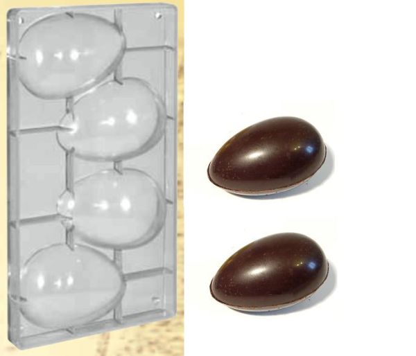 Stampo in policarbonato Uova di Pasqua Peso 100 Gr