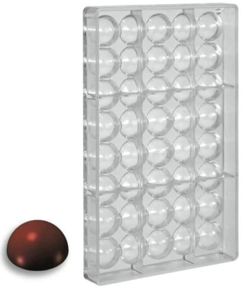 Stampo per cioccolato in policarbonato Semisfera