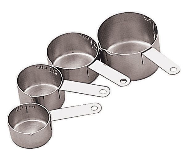 Misurini in inox dosatore centilitri