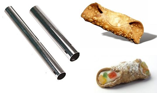 Cannoli in inox D. da mm. 10 a mm. 25