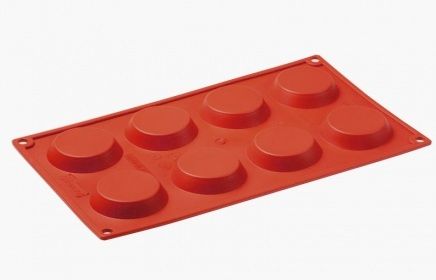 Stampi in silicone multiporzione 8 tartellette
