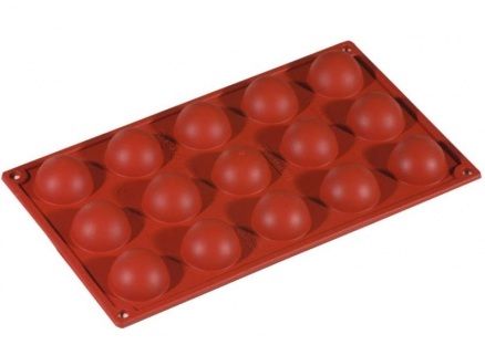 Stampi in silicone multiporzione 15 semisfere