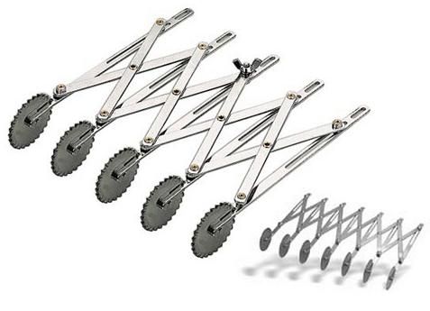 Tagliapasta estendibile 7 lame ondulate