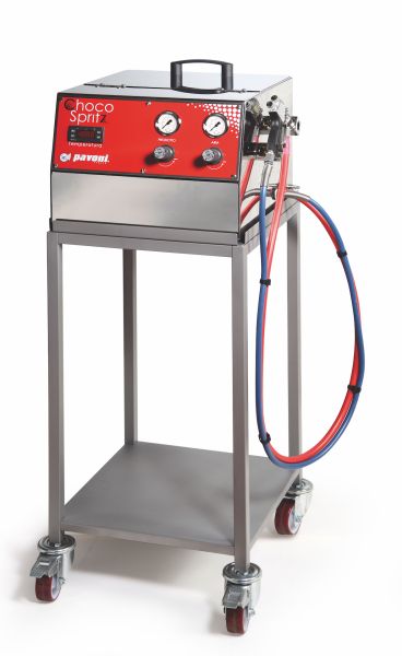 Carrello in acciaio per Ciocospritz 450x420x830 mm