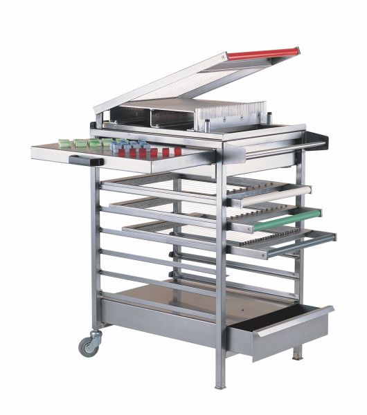 Carrello inox per chitarra a doppio taglio e singola - 700x580x870 mm