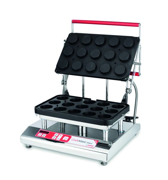 Macchina per tartellette con piastre di dimensioni maggiorate - Dim. 580x530x420 mm