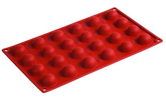 FORMAFLEX Stampo in silicone multiporzione 175 x 300 mm - 24 impronte semisfera