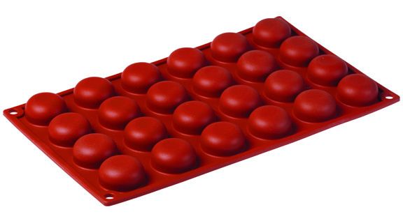 FORMAFLEX Stampo in silicone multiporzione 175 x 300 mm - 24 impronte pomponette 