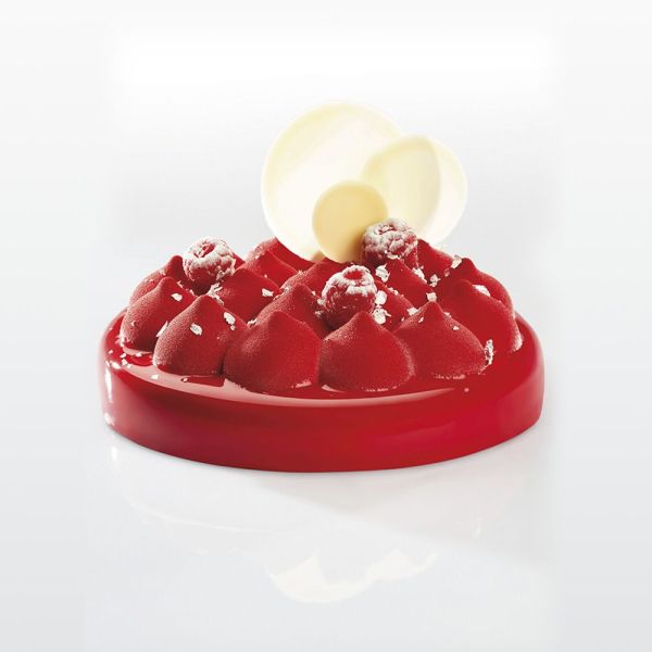 Tortiera 3D Pavocake PUFFY Ø 180 x h 55 mm - vol.1000 ml + pack