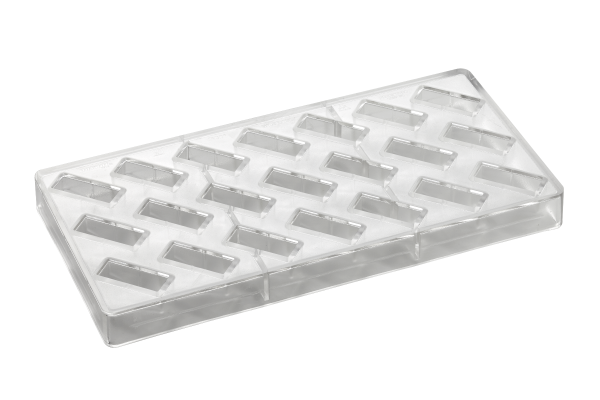 Stampo per praline INNOVATION 275 x 135 mm, 21 pezzi 14 x 37 x h 19 mm - vol. 10 gr