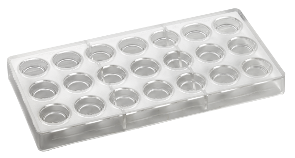 Stampo per praline INNOVATION 275 x 135 mm, 21 pezzi Ø 31 x h 20 mm - vol. 10 gr