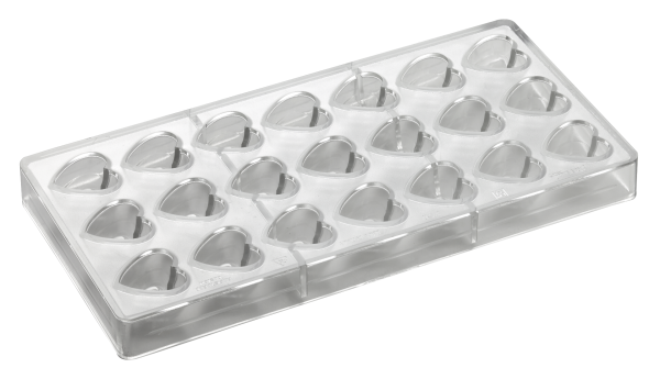 Stampo per praline INNOVATION 275 x 135 mm, 21 pezzi 30 x 30 x h 17 mm - vol. 10 gr