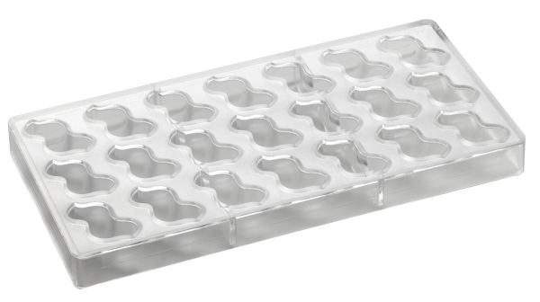 Stampo per praline BONBONS Bachour 275 x 135 mm, 21 pezzi 44 x 24 x h 20 mm - vol. 10 gr