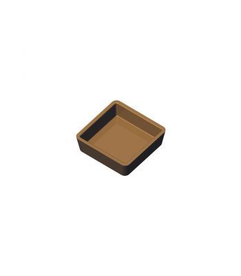 12 impronte quadrate 70x70/65x65 h 20 mm - Piastra per Cookmatic 380x330 mm