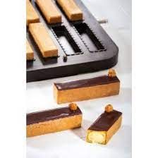 14 impronte Eclaire 120x30 mm  h 30 mm - Piastra per Cookmatic 380x330 mm