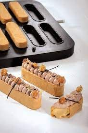 14 impronte Eclaire stondato 120x30 mm  h 30 mm - Piastra per Cookmatic 380x330 mm