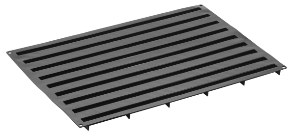 Stampo Pavoflex 3D in silicone tronchetto mignon 600 x 400 mm - 9 impronte Ø 18 x h 560 mm - vol.124 ml