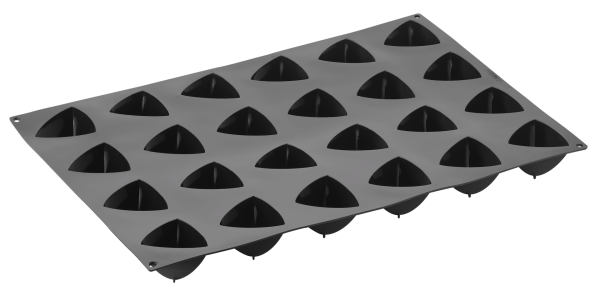Stampo Pavoflex in silicone trilo 600 x 400 mm - 24 impronte 75 x 72 x h 58 mm - vol.96 ml