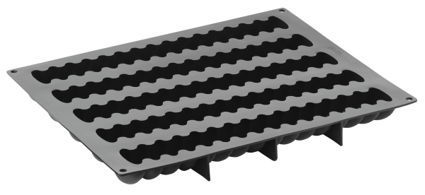 Stampo Pavoflex 3D in silicone PLUMMY 400 x 300 mm - 5 impronte 360 x 50 x h 36 mm - vol.410 ml + pack