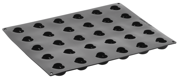 Stampo Pavoflex 3D in silicone PASSION 400 x 300 mm - 30 impronte 40 x 30 x h 20 mm - vol.18 ml + pack