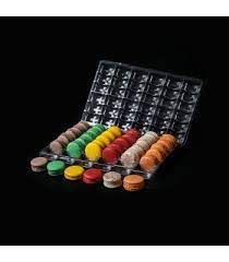 Macaron Display - scatola in cartone dim mm 385x295x100 h può contenere 4 coppie MC36 - 20 pz per confezione