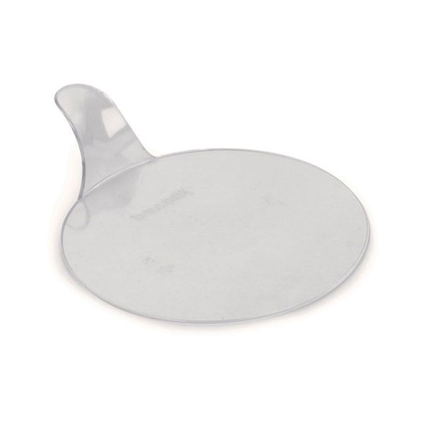 Vassoio tondo per monoporzione - trasparente - Ø 8 cm - 250 pz per scatola