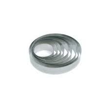 Fascia inox rotonda Ø 100 x h 40 mm