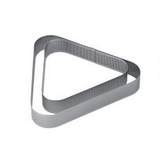 Fascia inox microforata ellisse 270 x 150 x h 20 mm - 6/8 porzioni