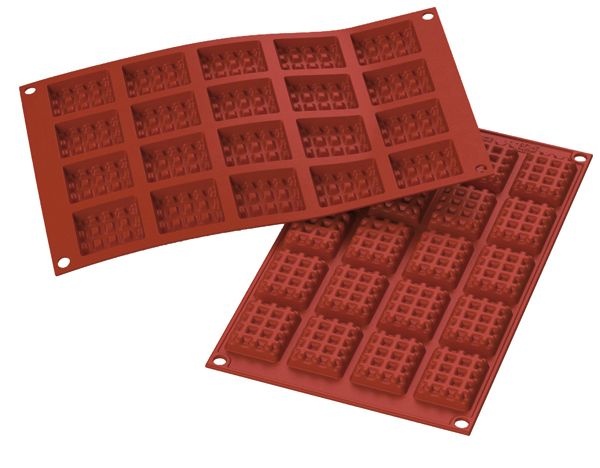 Stampo in silicone alimentare Cialda quadrato
