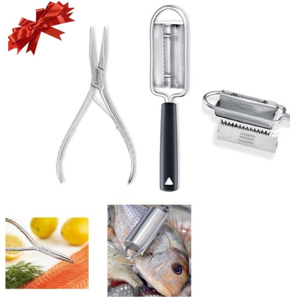 Set pinzetta levalische e squamapesci