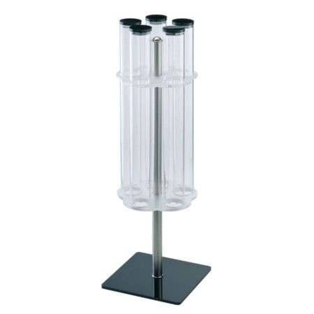 Porta coni gelato girevole 5 dispenser