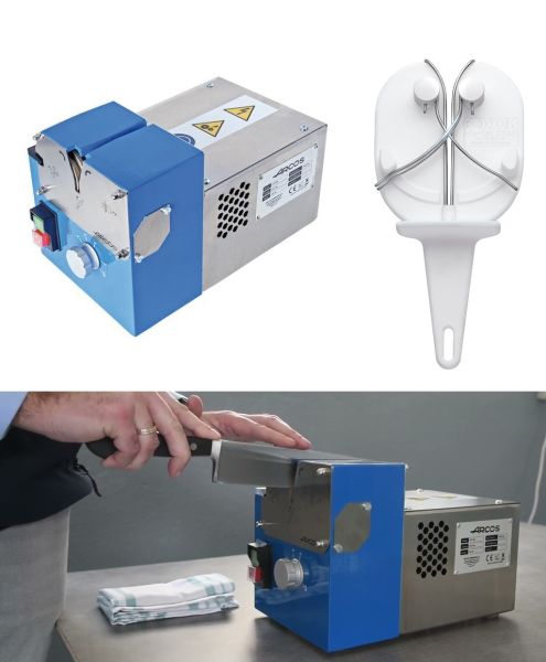 Affilatura Professionale: Affilatrice Elettrica Arcos + Affilatoio Master Steel HyperDrill di Dick
