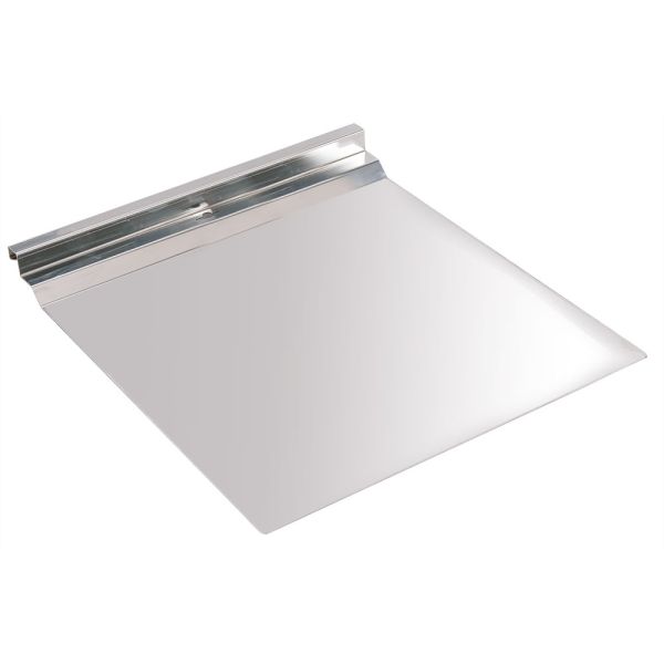 Piatto in acciaio inox per chitarra a spinta 60x60cm di Martellato Professional