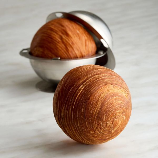 Stampo in acciaio inox CV6 SFERA per croissant a forma di sfera di Pavoni Professional