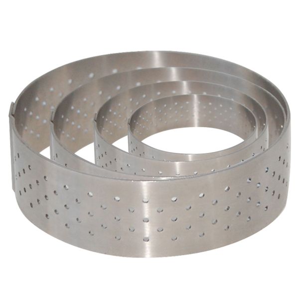 Anello in acciaio inox forato H. 2 cm. di De Buyer