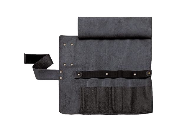 Borsa avvolgibile di pelle, 5 pezzi, vuota di Dick