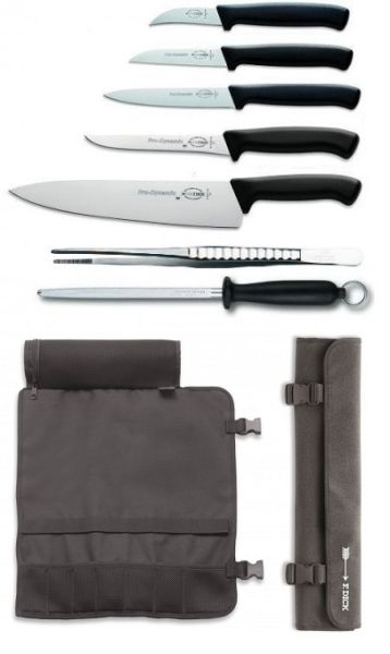 Valigetta Cuoco completa di coltelli, pinza e affilatoio