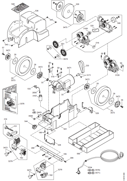 esploso SM 110 e SM 111