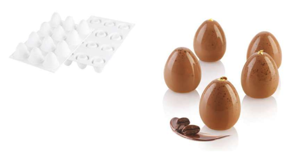 Stampo in silicone EGG 30 di Silikomart Professional