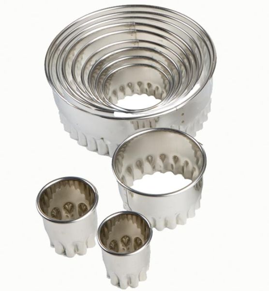 Tagliapasta Coppapasta Anello festonato 14 pezzi
