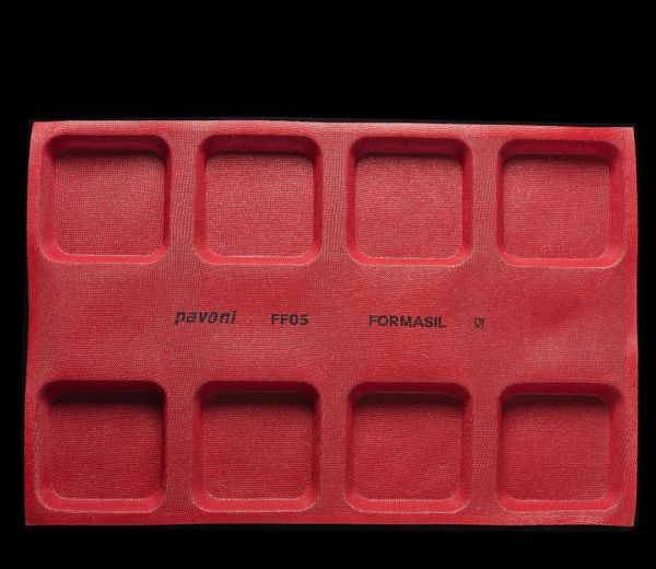 Stampo microforato FORMASIL 600 x 400 mm forme quadrate - 8 impronte