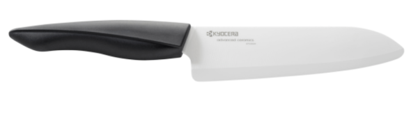 Coltello Ceramica Chef Santoku - 16 cm Serie Shin White di Kyocera