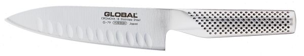 Coltello da cucina con lama alveolata cm. 16 di Global - G79