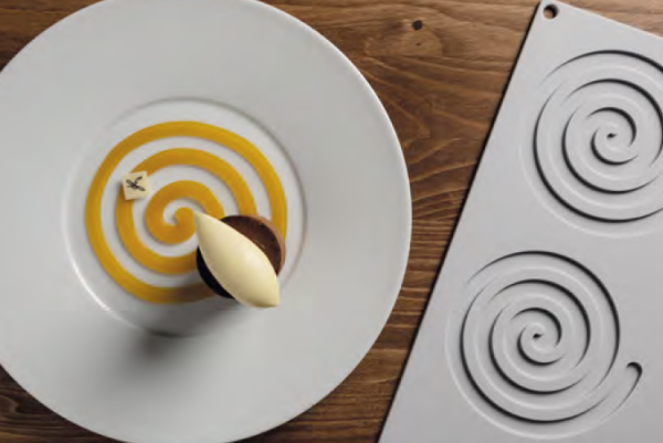 Spirale: stampo in silicone Linea Gourmand di Pavoni Professional