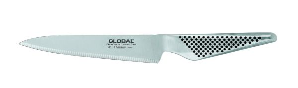 Coltello multiuso microdentato cm. 15 per mancini di Global GS13