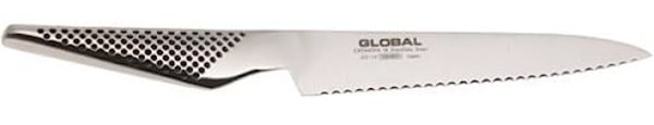 Coltello multiuso seghettato cm. 15 per destrimani di Global - GS14R