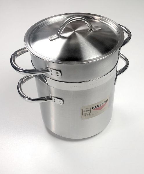 Set Pentola, Colapasta e coperchio D. 20 Linea Grand Gourmet Serie 1100 di Paderno